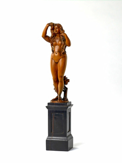 Figure of a naked young woman