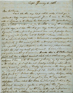 Letter from Lear to Mrs Prescott, 4 January 1863