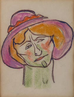 Woman in a hat