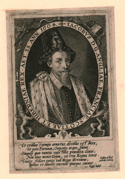 Portrait of James I