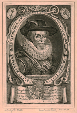 Portrait of James I