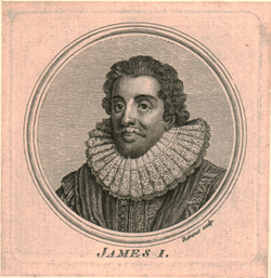 Portrait of James I