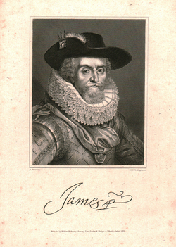 Portrait of James I