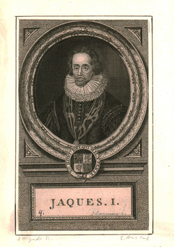 Portrait of James I