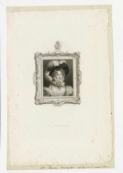 Portrait of Adelaide of Saxe-Meiningen, Queen of the United Kingdom