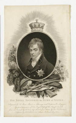 Portrait of Prince Augustus Frederick, Duke of Sussex