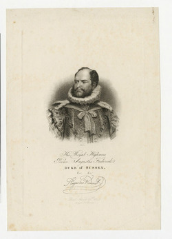 Portrait of Prince Augustus Frederick, Duke of Sussex