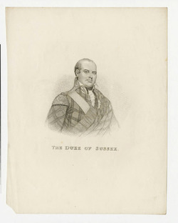 Portrait of Prince Augustus Frederick, Duke of Sussex