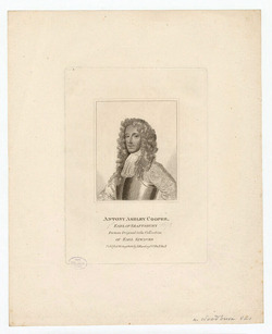 Portrait of Earl Shaftesbury