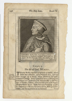 Portrait of Thomas Wolsey