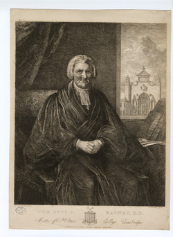 Portrait of the Revd Dr Francis Barnes