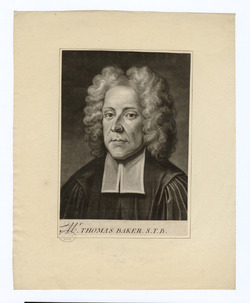 Portrait of Rev. T Baker