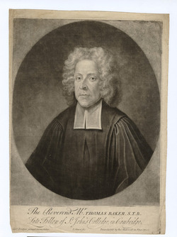 Portrait of Rev. T Baker