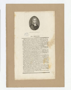 Portrait of Revd Dr W. Broome