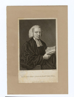 Portrait of Revd Sir J. Cullum