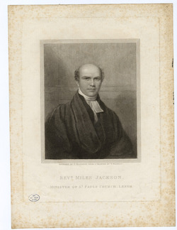 Portrait of Revd Miles Jackson