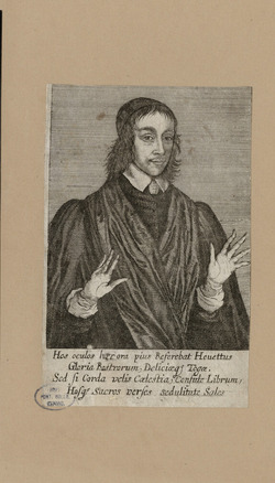 Portrait of Revd Dr J Hewitt