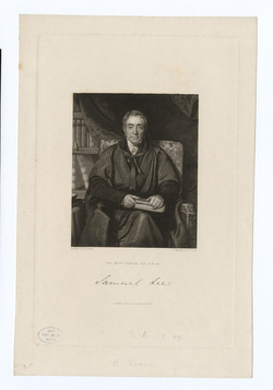 Portrait of Revd Dr S. Lee