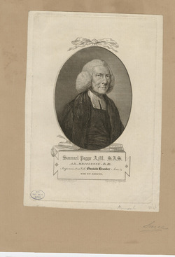Portrait of Revd S. Pegge