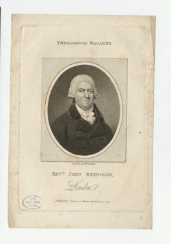 Portrait of Revd J Reynolds