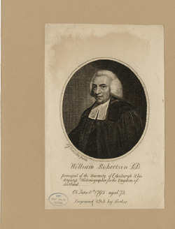 Portrait of W. Robertson