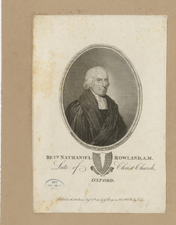 Portrait of Revd N. Rowland