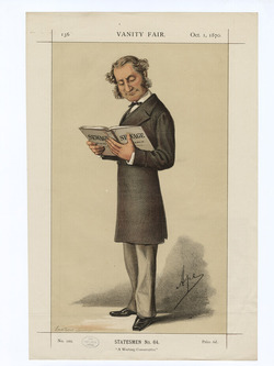Caricature portrait of Robert Montagu