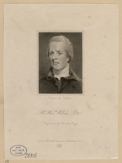 Portrait of W. Pitt
