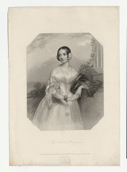 Portrait of Miss I. Montgomery