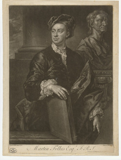 Portrait of M. Folkes