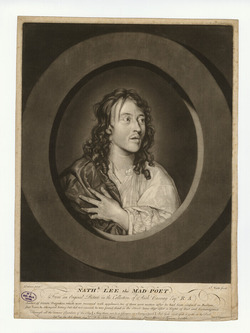 Portrait of Nathaniel Lee, the Mad Poet