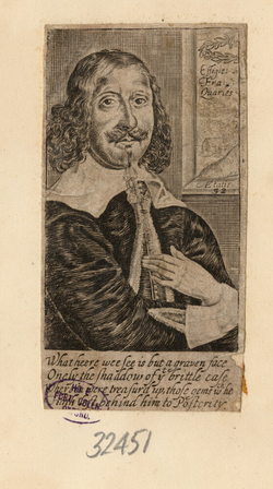 Portrait of Francis Quarles