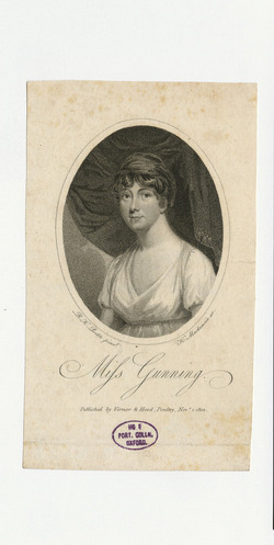 Portrait of Miss Gunning, later Mrs Plunket