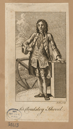 Portrait of Sir C. Shovell