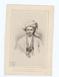 Portrait of Sir A. Burnes