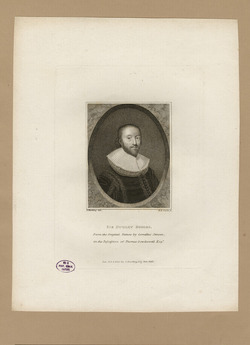Portrait of Sir D. Digges