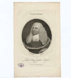 Portrait of Chief Justice Eyre