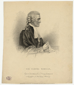 Portrait of Sir S. Romilly