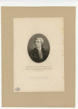 Portrait of Dr A. Duncan