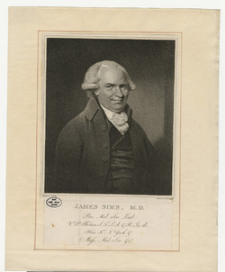 Portrait of Dr James Sims