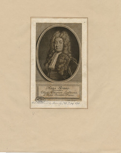 Portrait of Sir H. Sloane