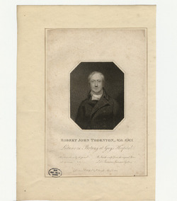 Portrait of Dr R. J. Thornton