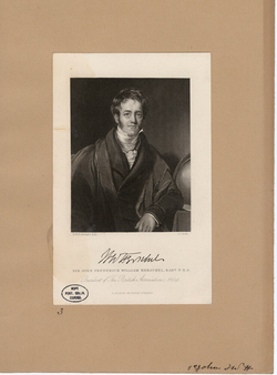 Portrait of J. F. W. Herschel
