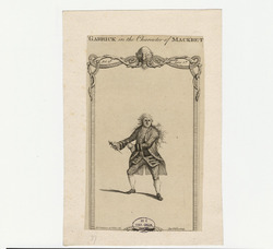 Portrait of D Garrick as Macbeth