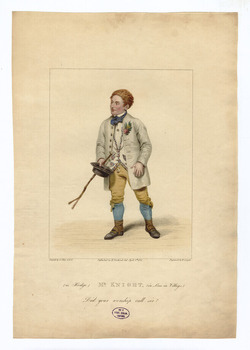 Portrait of Edward Knight as Hodge