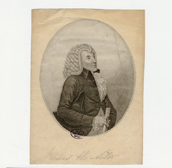 Portrait of William Parsons as Alscrip, in Burgoyne's The Heiress