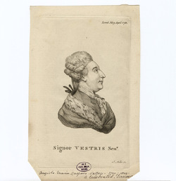 Portrait of Sig. Vestris, sen