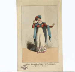Portrait of Miss Kelly as Betty Finnikin in Gretna Green