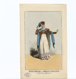 Portrait of Miss Kelly as Betty Finnikin in Gretna Green
