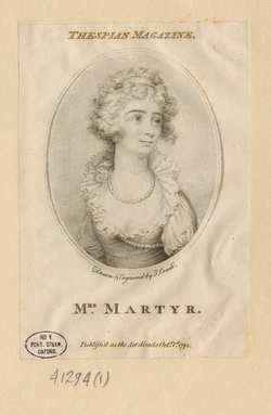 Portrait of Mrs Martyr